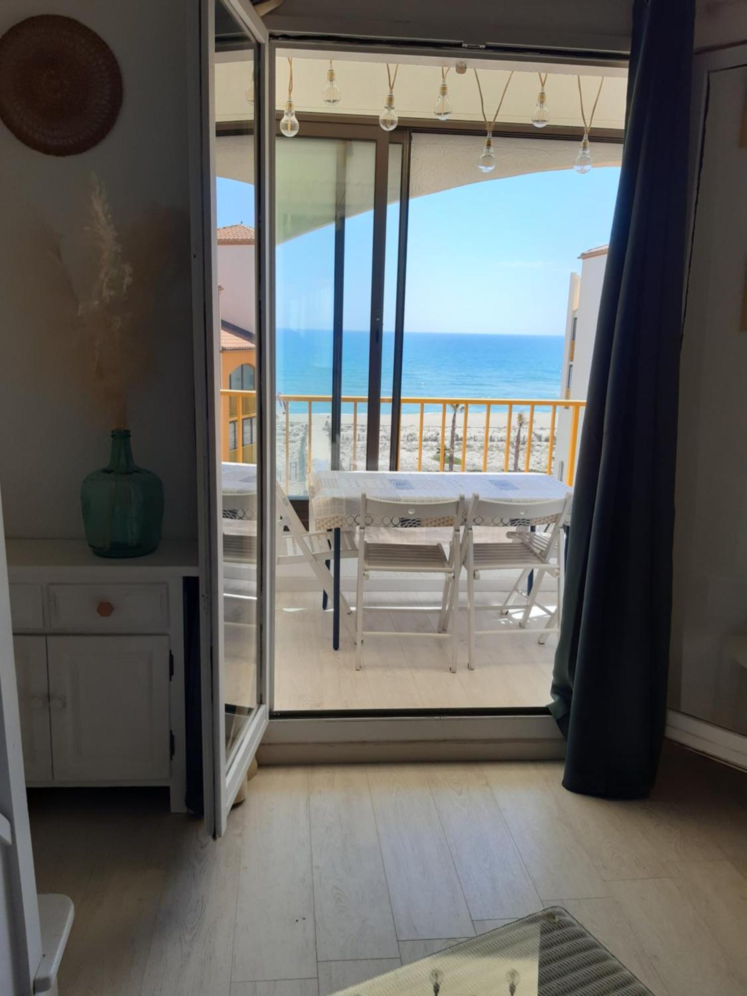 Bella Vista ,Acces Direct Plage, Front De Mer, Vue Mer Panoramique Le Barcares Bagian luar foto