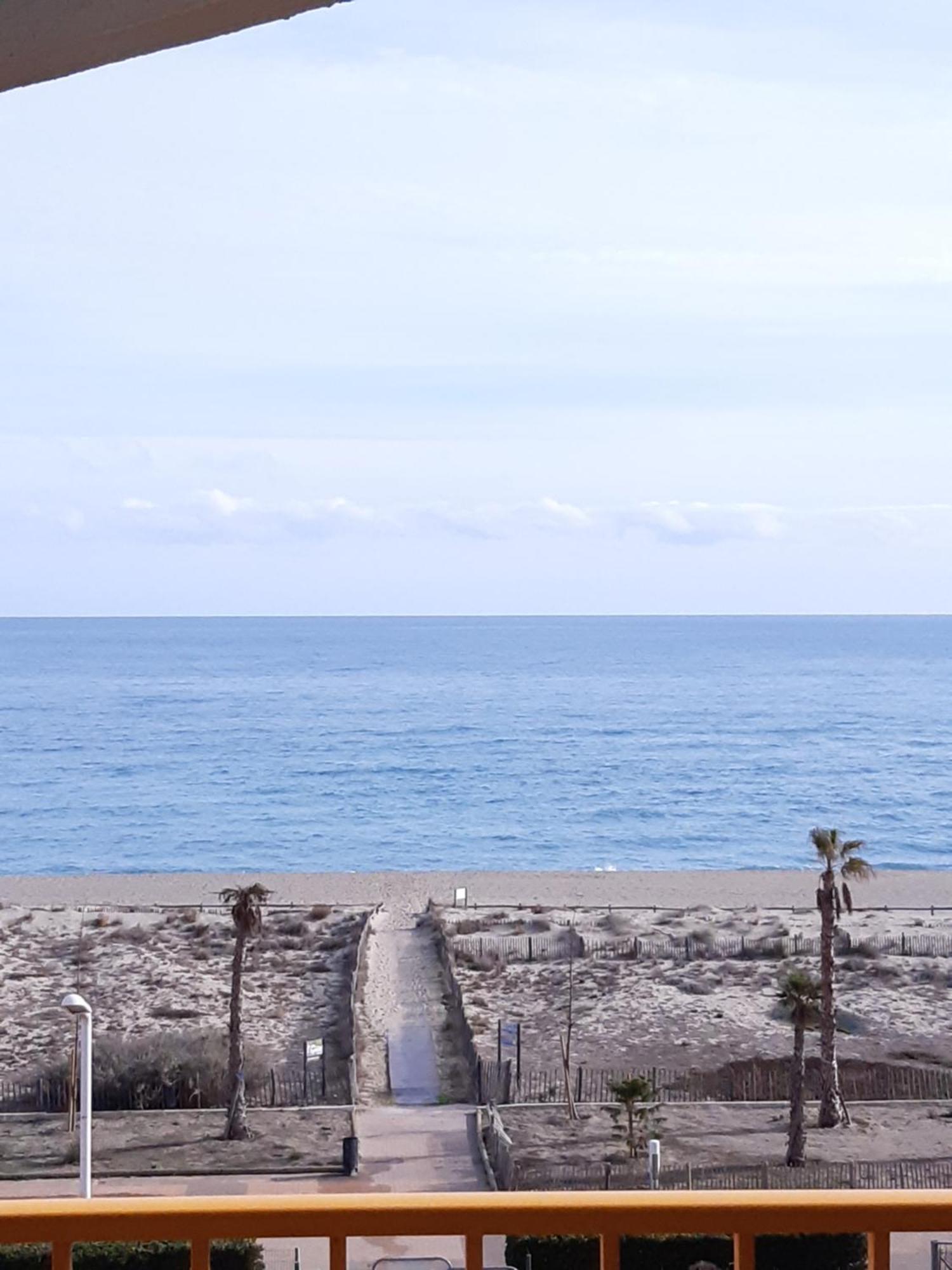 Bella Vista ,Acces Direct Plage, Front De Mer, Vue Mer Panoramique Le Barcares Bagian luar foto